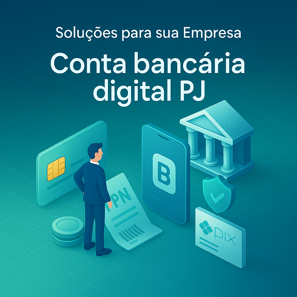 Soluções para sua empresa - Conta bancária digital