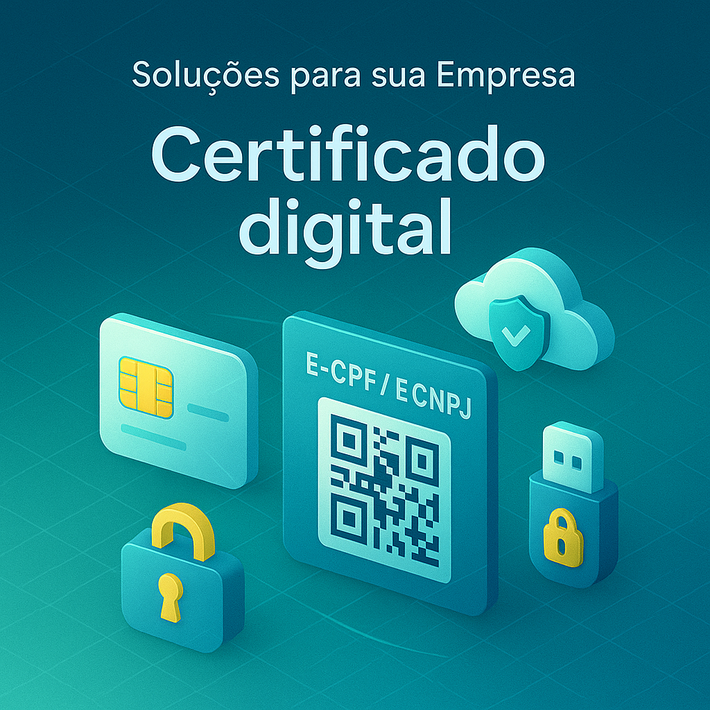 Soluções para sua empresa - Certificado digital