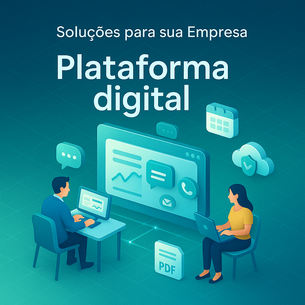 Soluções para sua empresa - Plataforma digital